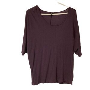 EXPRESS,Women’s top,plum,Sz medium, Dolman Sleeves‎